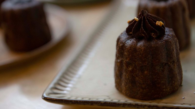 圣诞节无奶蛋可丽露礼盒 - 蛋糕/甜点 - 新鲜食材 橘色