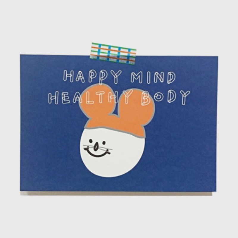 SASIM HAPPY MIND 插画明信片 - 卡片/明信片 - 纸 
