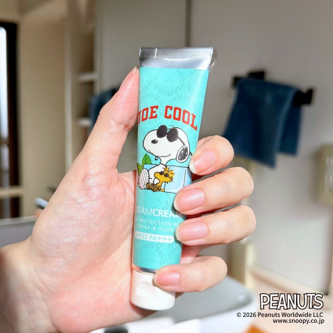 【-3】1639 凉夏薄荷防晒蒸汽乳霜轻巧版 史努比 SPF33 PA+++ 35g - 防晒 - 其他材质 