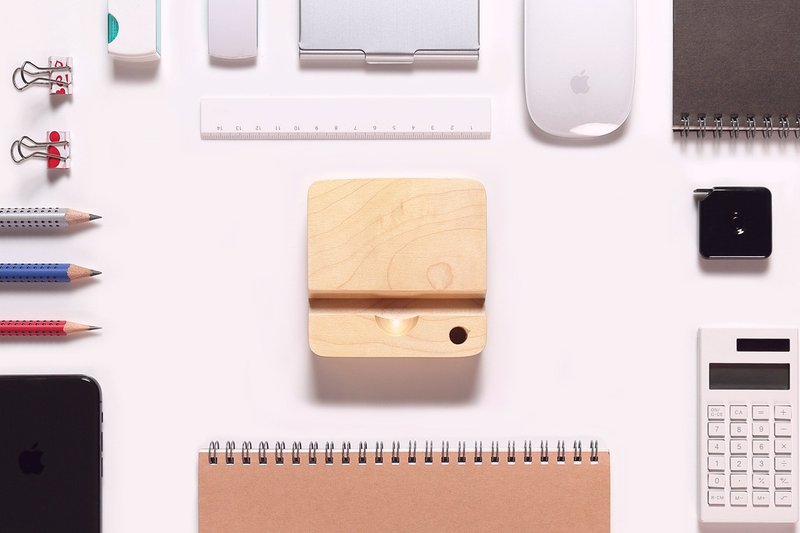 欧菲素雅手机架(枫木) - 汤勺/锅铲 - 木头 