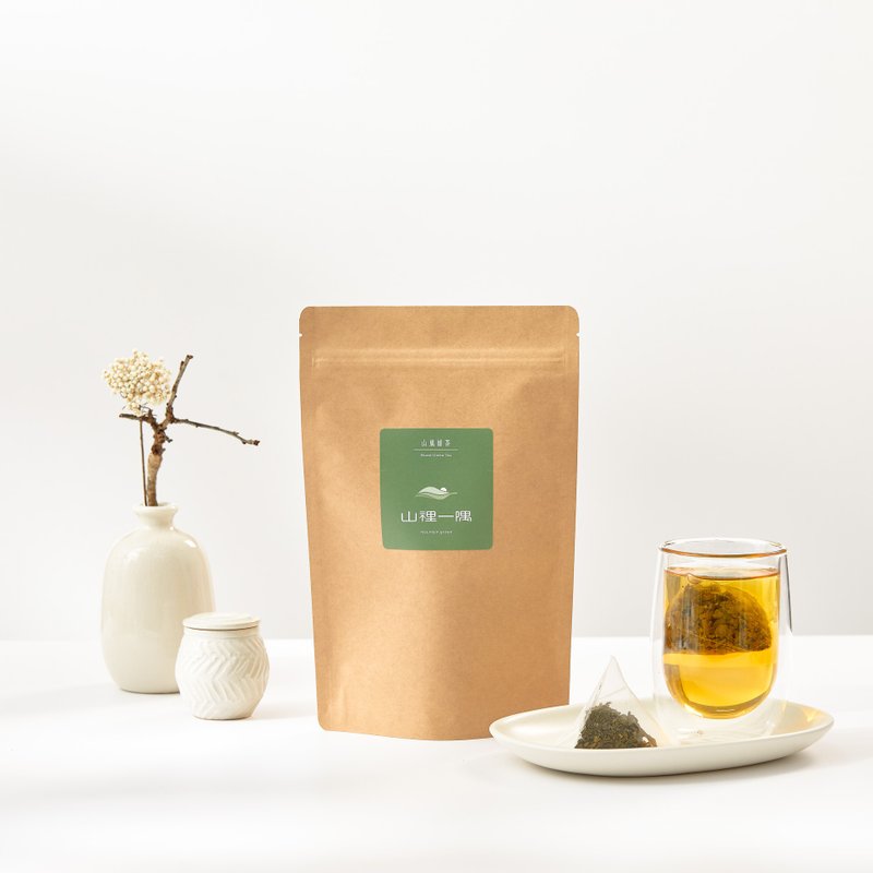 【原叶高品质茶包】山岚绿茶 适合冷泡热泡 三角立体茶包25入 - 茶 - 其他材质 绿色