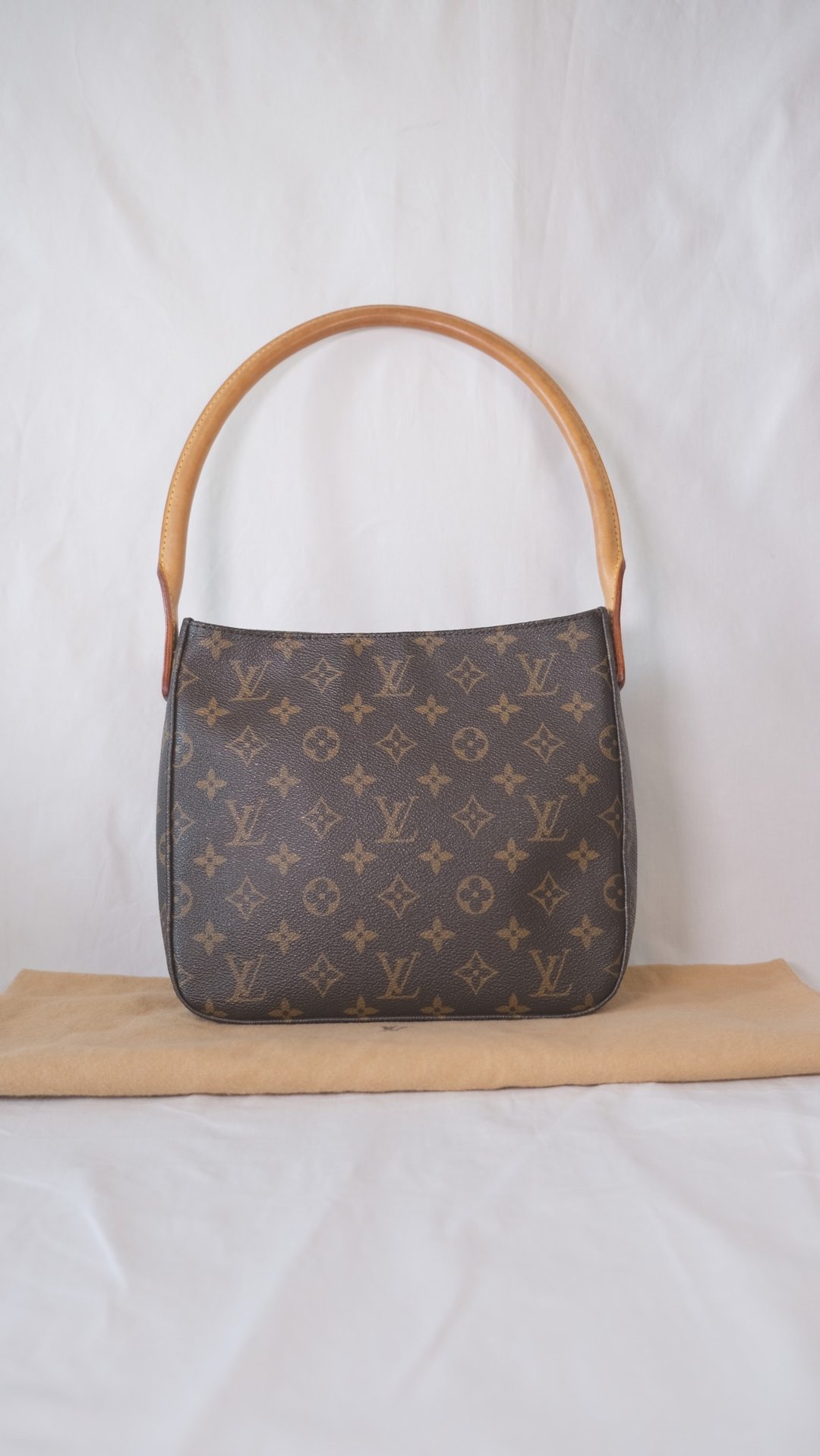 LOUIS VUITTON LV Looping MM shoulder bag 手提包 - 手提包/手提袋 - 真皮 咖啡色