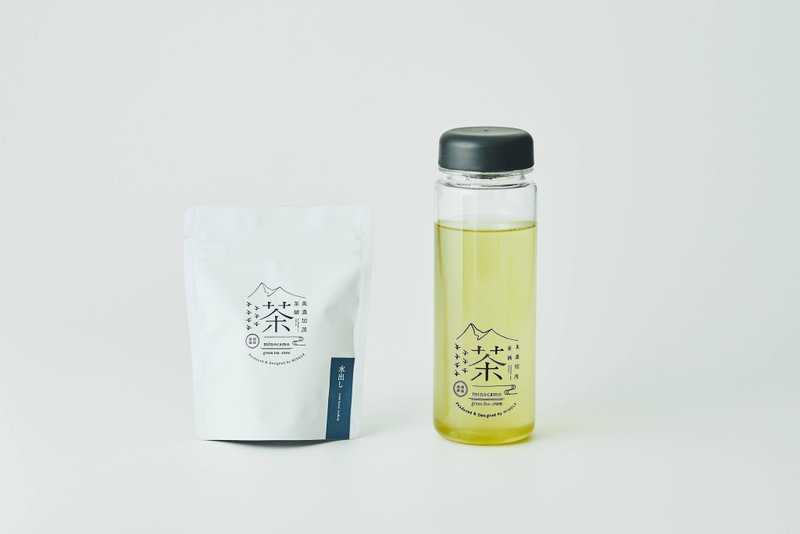 冷泡茶水壶 随行杯-附冰管 & 煎茶茶包 10入 - 茶 - 新鲜食材 