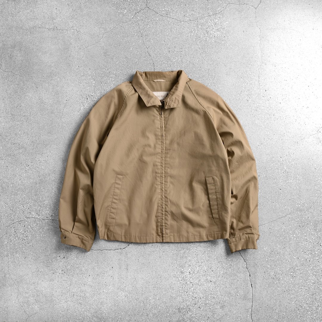 灵顿外套 Harrington jacket  / 台北古着店、美式古着工作夹克 - 男装外套 - 其他材质 卡其色