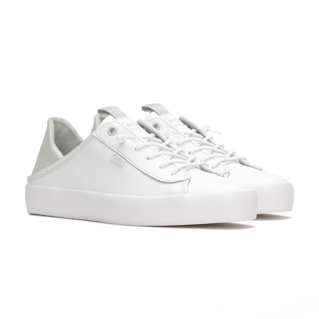 KEDS KICKBACK CRASHBACK LEATHER 皮革懒人鞋 WH68279 - 女款休闲鞋 - 真皮 