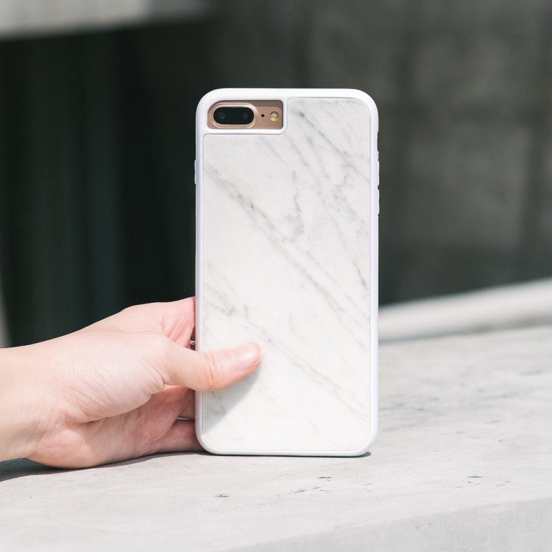 香港品牌 Sell Good 意大利 天然白色大理石 iPhone 手机壳 - 手机壳/手机套 - 石头 白色