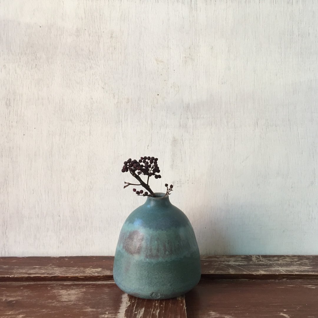 蓼蓝 l 花器-瓶 - 花瓶/陶器 - 陶 蓝色
