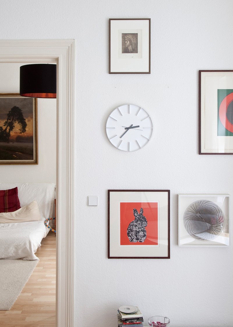 Lemnos Edge 小 铸铝时钟 - 白 - 时钟/闹钟 - 其他金属 白色