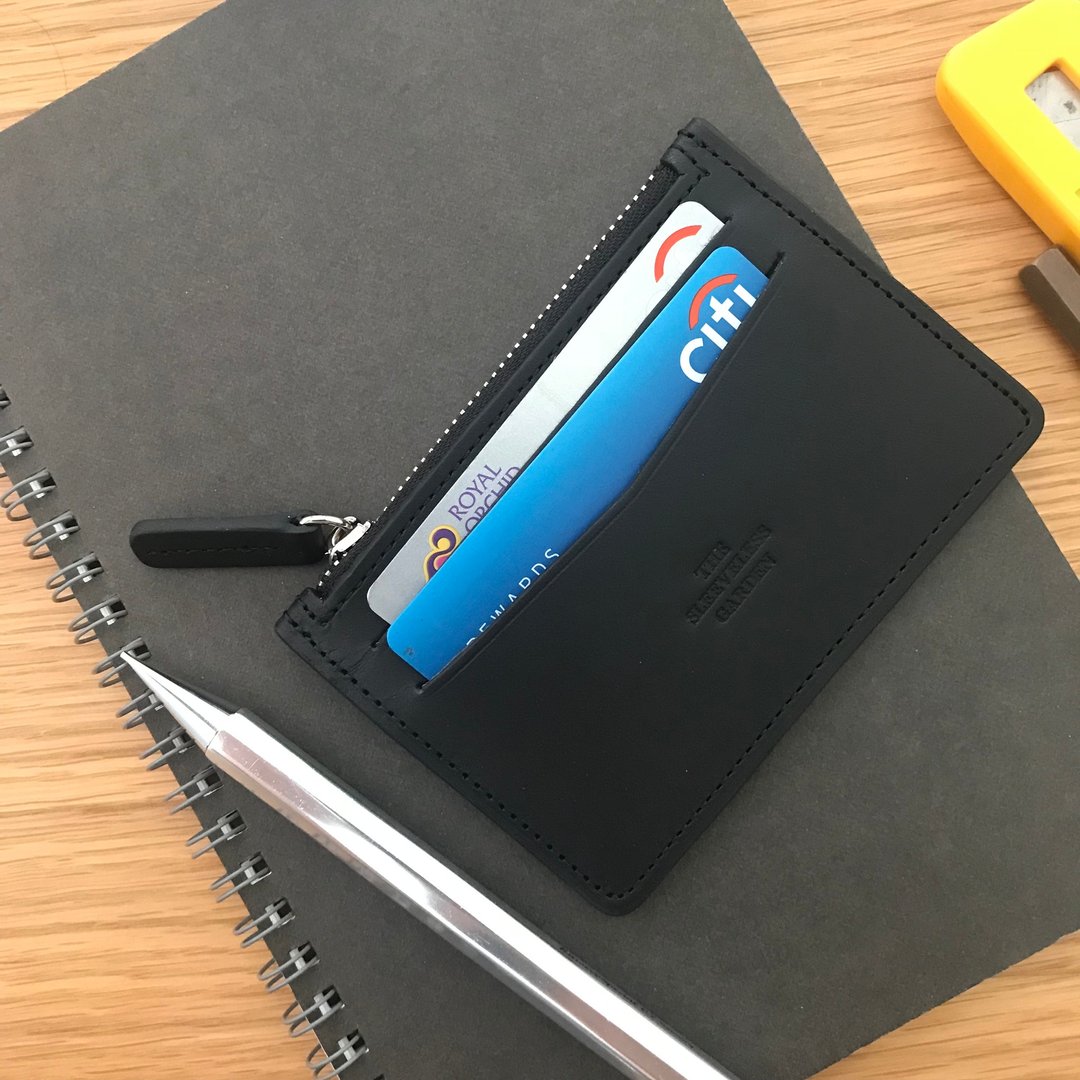 Card s holder /Black - 名片夹/名片盒 - 真皮 黑色