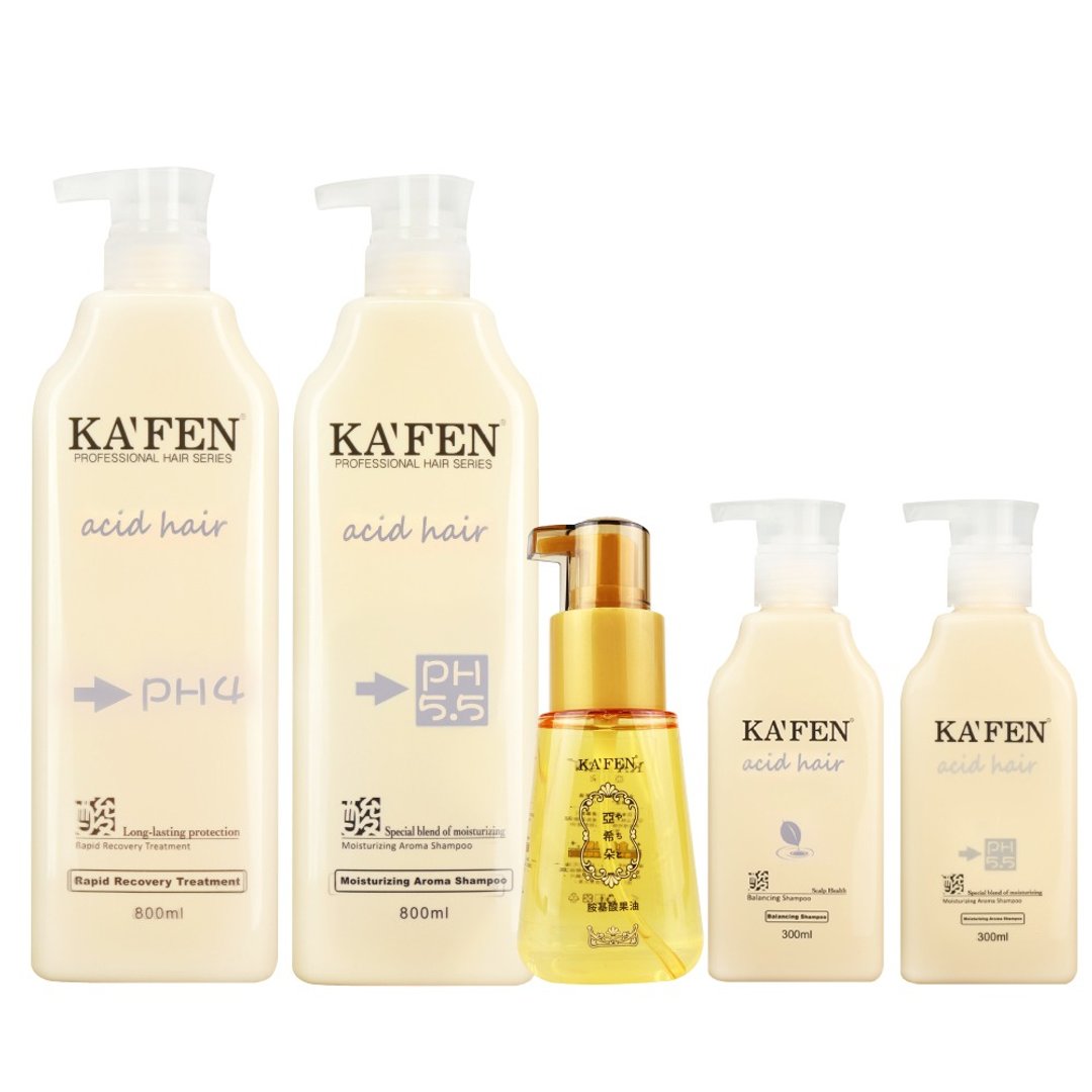 KAFEN 5件组 亚希朵洗发/护发系列800ml*2+大礼包*1 - 洗发用品 - 其他材质 白色