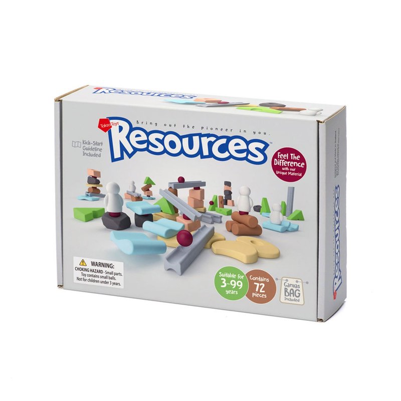 Resources 益智平衡积木组 72PCS | 幼儿玩具 | 开放式玩法 | - 玩具/玩偶 - 塑料 灰色