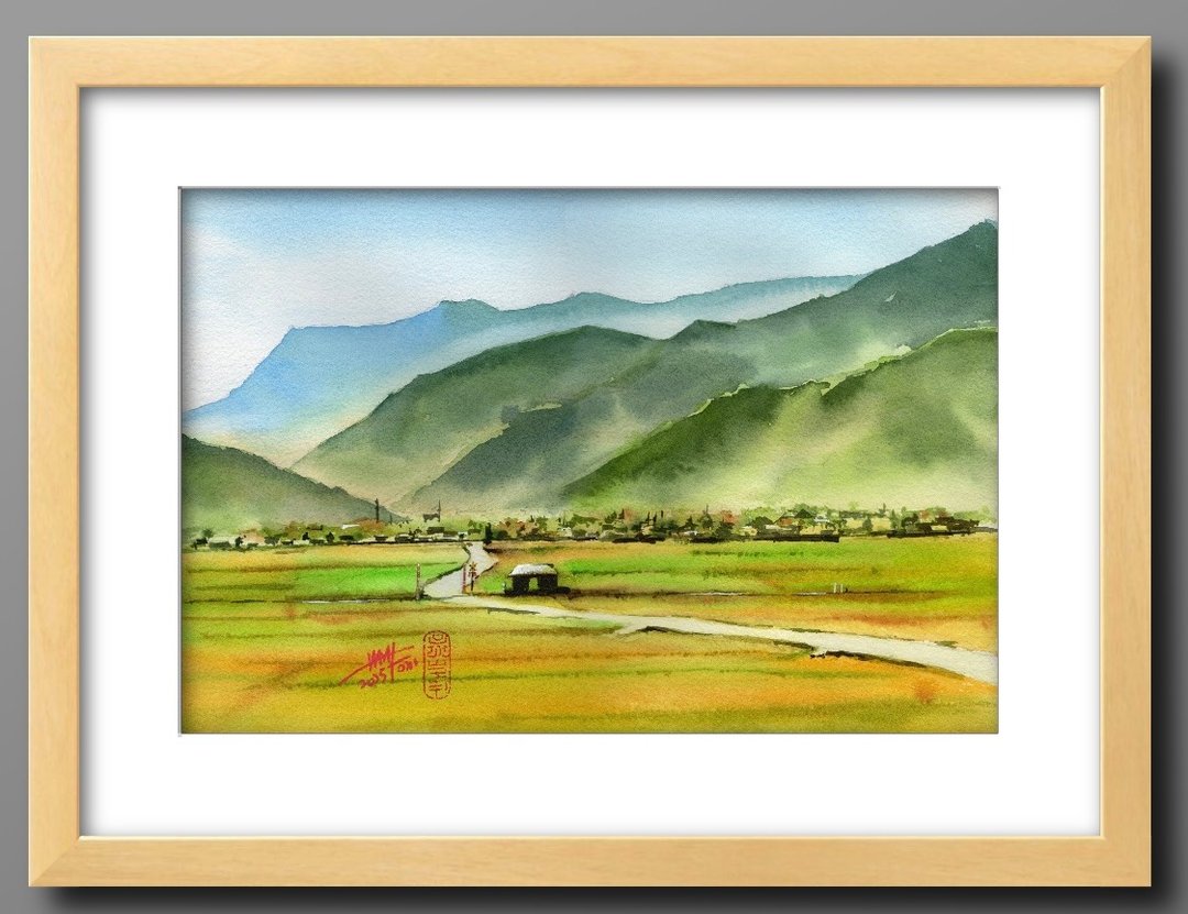 Path To The Dreams水彩画 - 海报/装饰画/版画 - 纸 