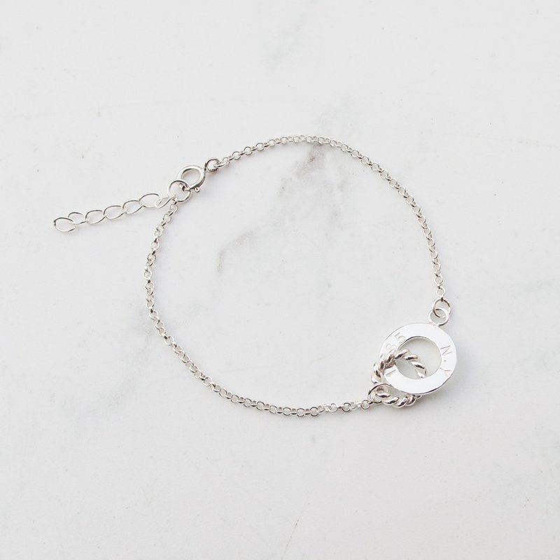 DIY手工银饰教学卷 |文化币可 | 圈住妳  女生款纯银手链 | 大员 - 金工/饰品 - 纯银 