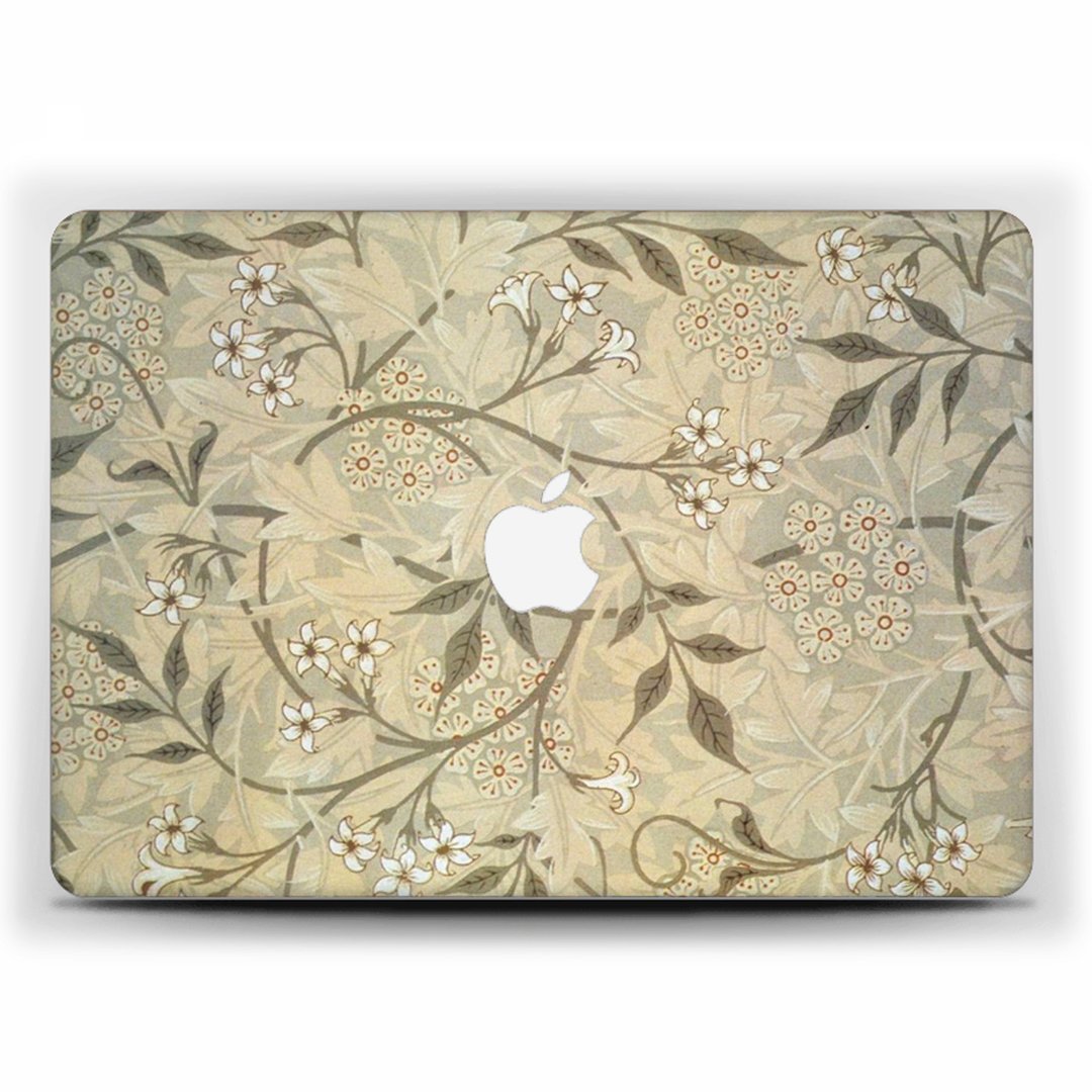 MacBook 保护壳 MacBook Air MacBook Pro Retina MacBook Pro 保护壳花卉艺术 2006 年 - 平板/电脑保护壳 - 塑料 