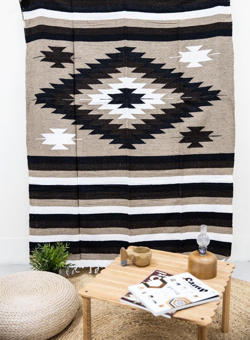 Papillon 古法纯手工编织毯-钻石系列-榛果咖啡 - 露营用品 - 其他材质 