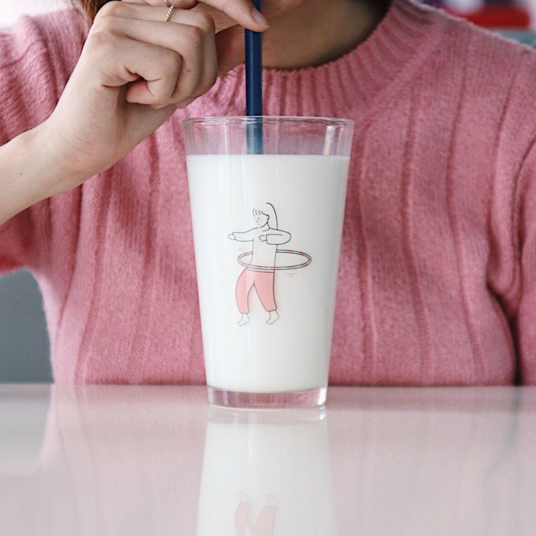 Don't Worry Summer is Here  Tumbler Glass  Hula Hula Hoop - 玻璃杯 - 玻璃 透明
