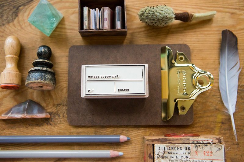 每日色彩纪录 枫木印章 - OURS Color Atelier 色彩工坊系列 - 印章/印台 - 木头 