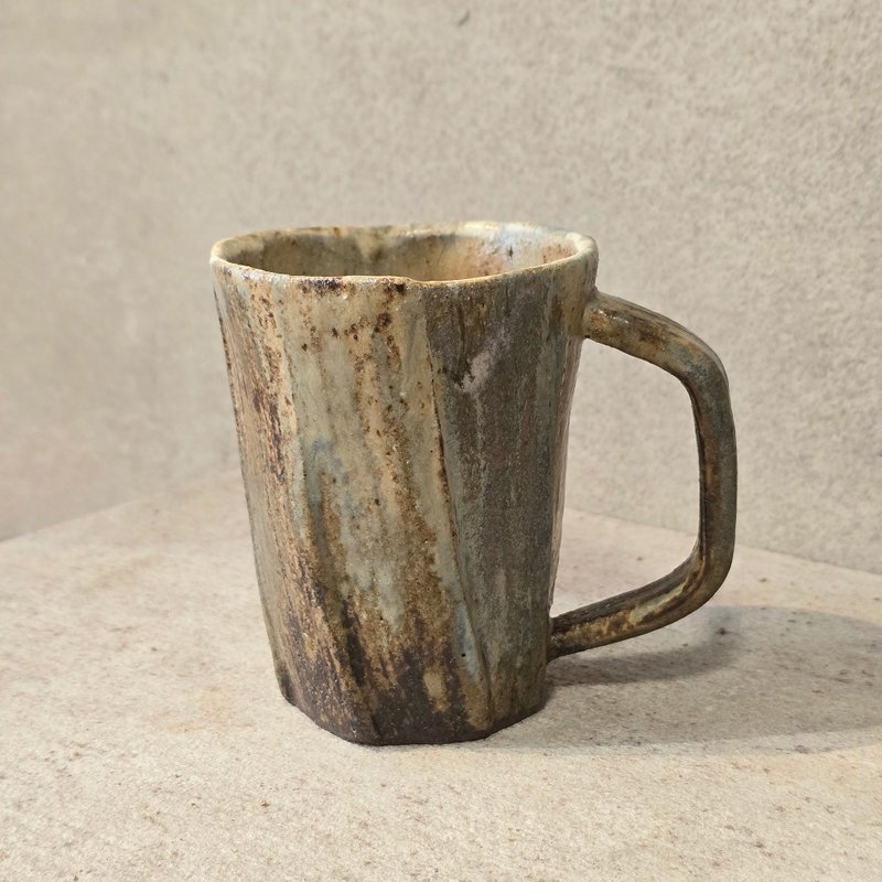 草木灰釉马克杯 / 咖啡杯 - 咖啡杯/马克杯 - 陶 黄色