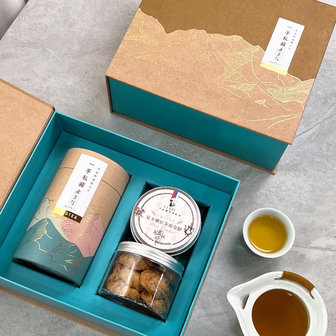 【台湾茶礼盒】老茶行+手工饼干 自由配 - 手工饼干 - 其他材质 白色