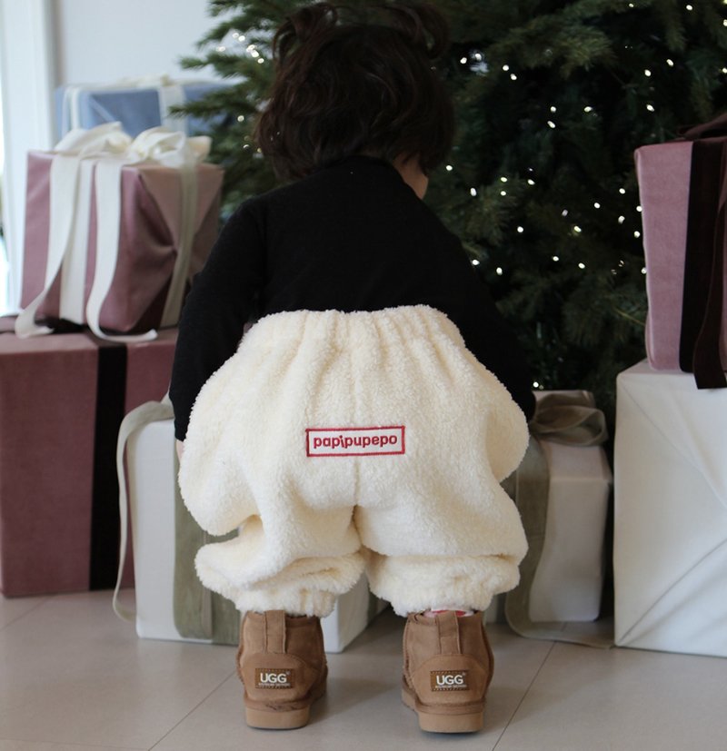 水牛保暖裤 - 童装裤 - 其他材质 白色