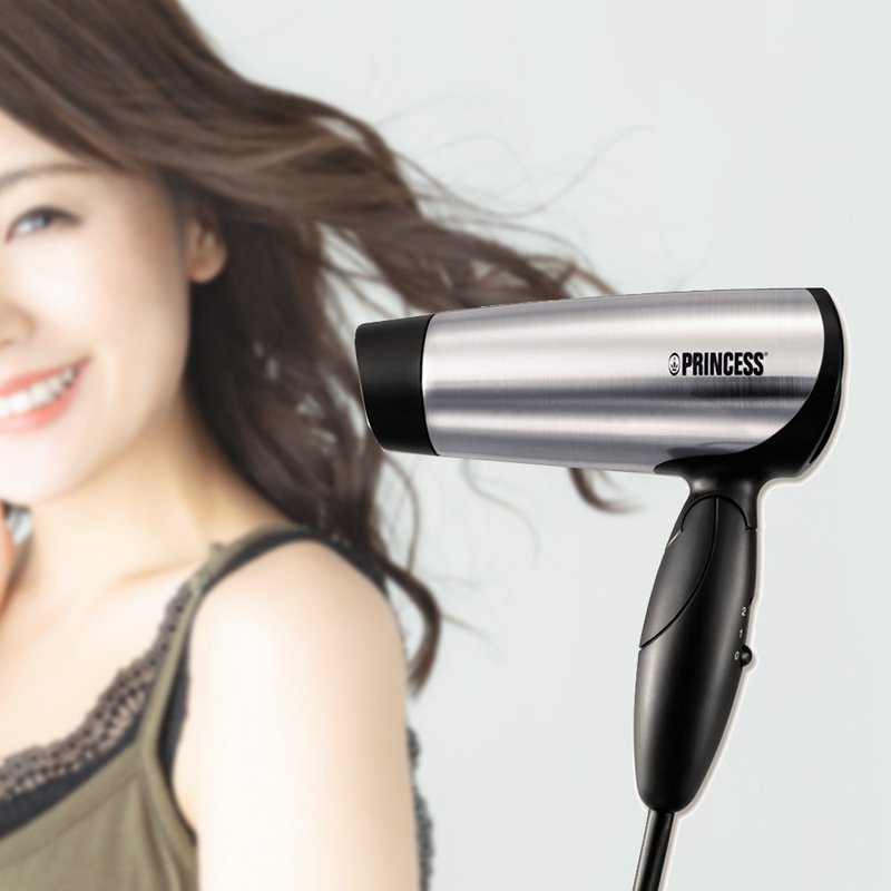 荷兰PRINCESS 双电压旅用吹风机 (110v/220v) - 其他小家电 - 不锈钢 银色