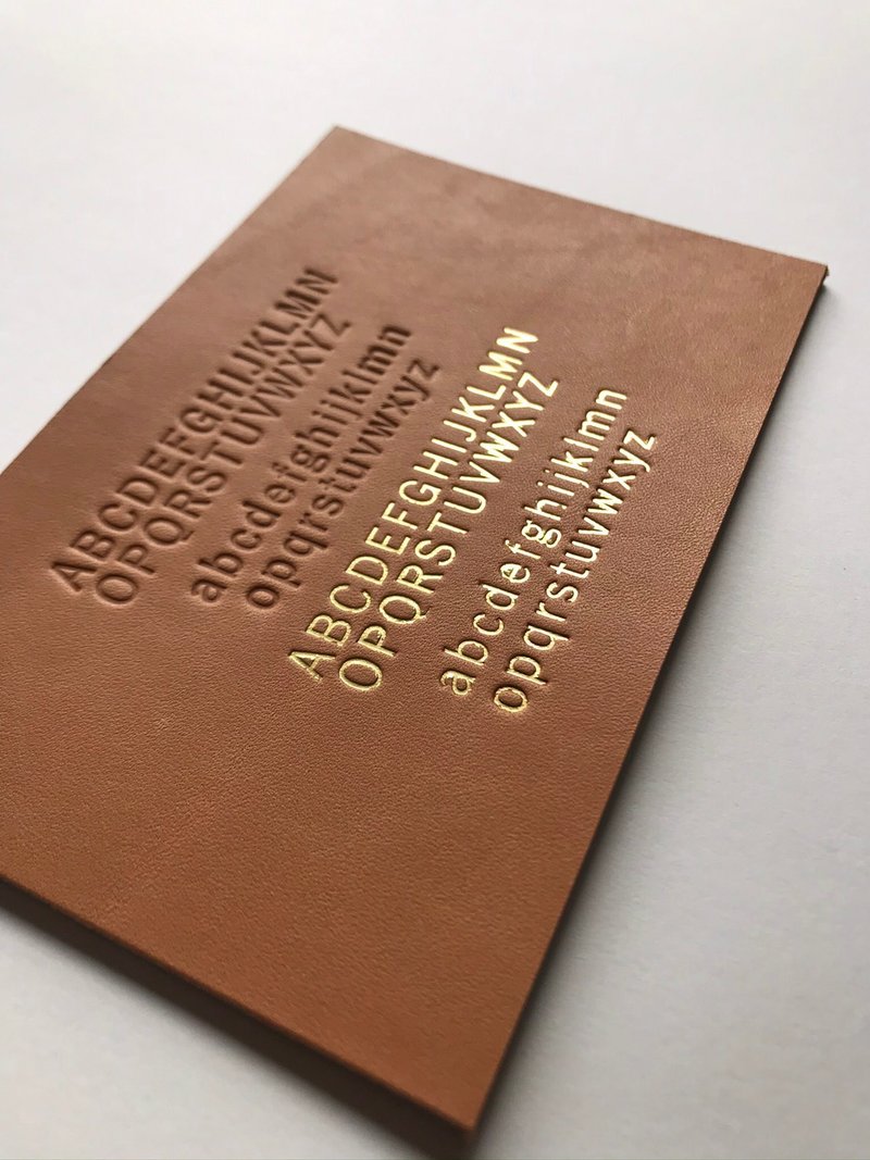 【定制烫印服务】 - 其他 - 真皮 