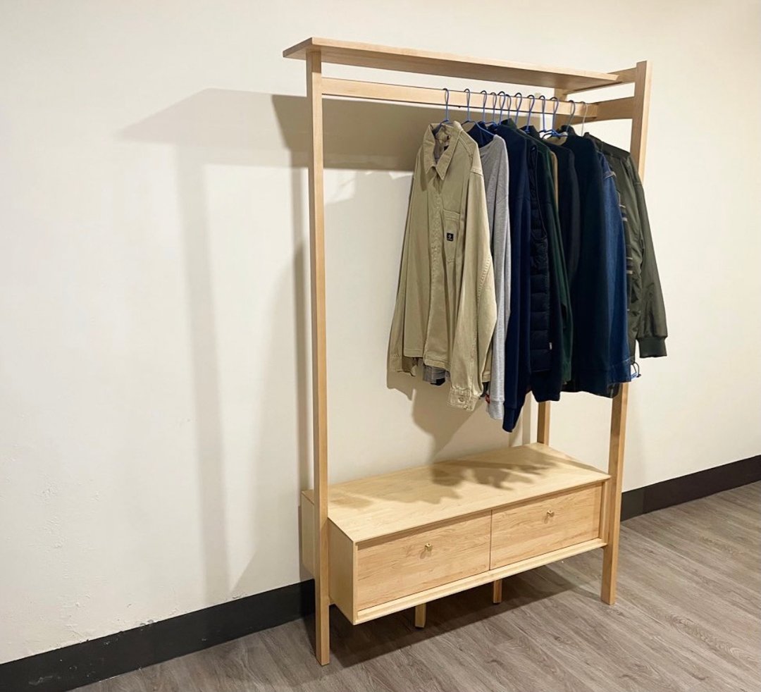 长脚衣帽柜 - 其他家具 - 木头 多色