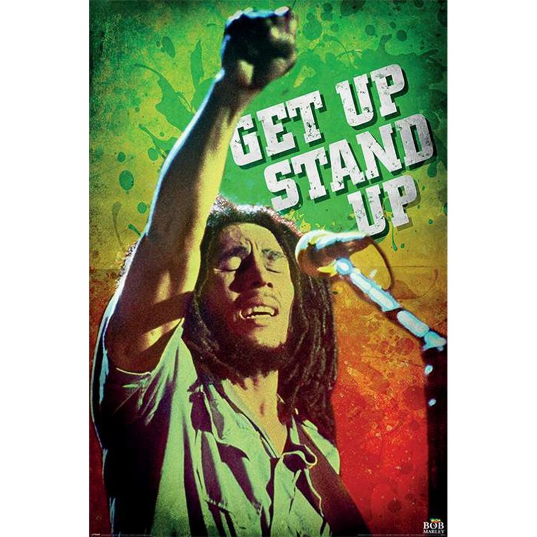 雷鬼教父(Bob Marley) - 巴布马利 (Get Up Stand Up) - 进口海报 - 海报/装饰画/版画 - 其他材质 多色
