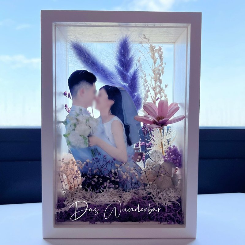 【香港花艺店】定制相片花架(S) - 干燥花/捧花 - 植物．花 多色