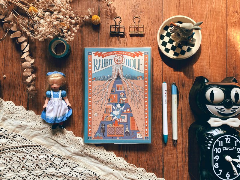 迪梦奇 2023 仙境历险时效周志 兔子洞 - 笔记本/手帐 - 纸 多色