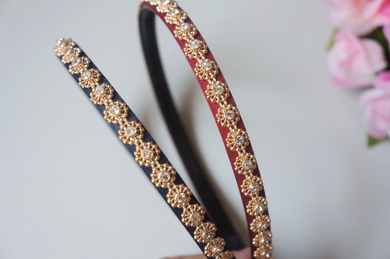 C-超舒适发箍/发圈 - 发箍发圈发带蝴蝶结类 排钻类 - 发带/发箍 - 其他材质 多色