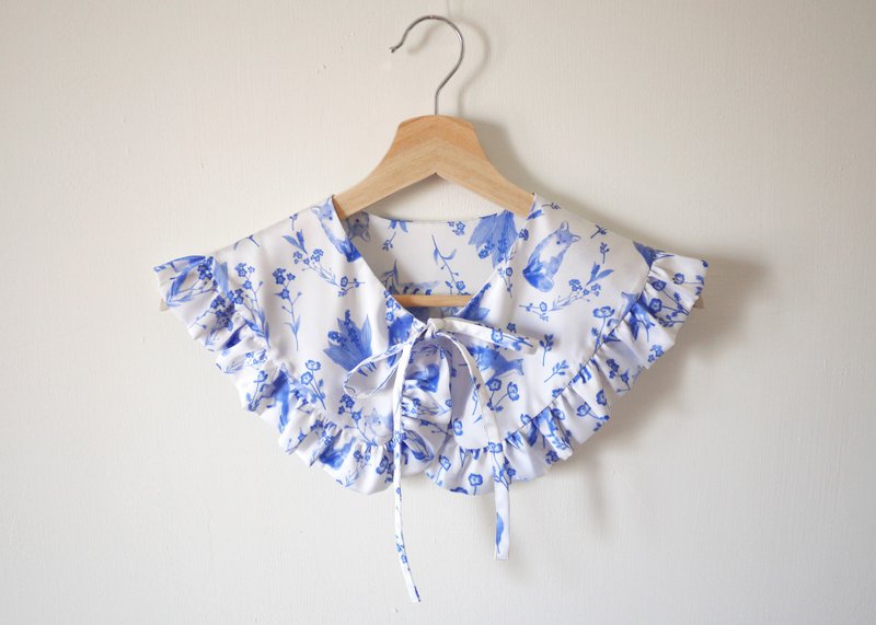 狐狸花草领片 - 领结/领巾 - 聚酯纤维 多色