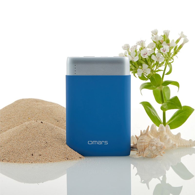 omars炫彩系行动电源 有标示Wh PD20W+QC3.0快充 10000mAh-天海蓝 - 充电宝/传输线 - 塑料 蓝色