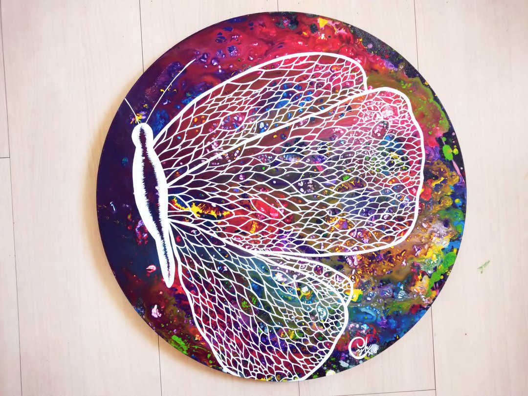 蝴蝶绘画－像蝴蝶一样生活 13 - 订制画像 - 棉 多色