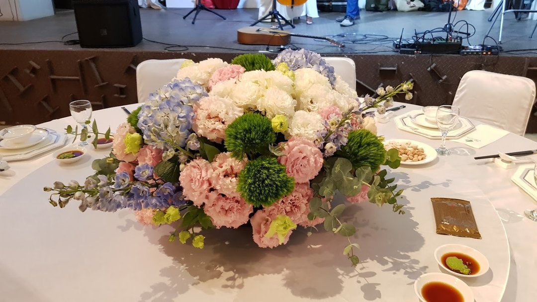 婚礼桌花XL-新鲜花礼不凋花干燥花 可依节庆或需要风格定制 - 植栽/盆栽 - 植物．花 粉红色