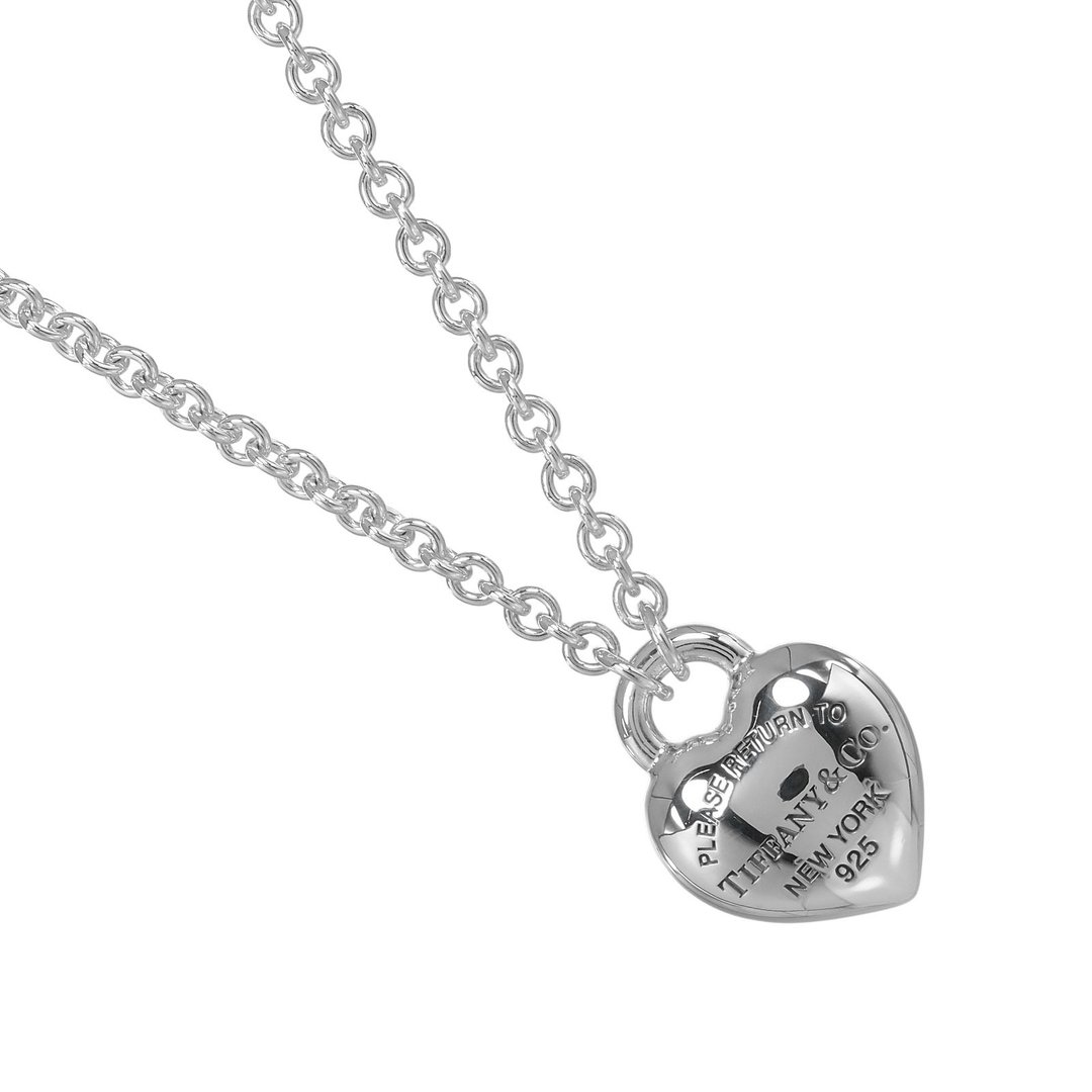 【日本直送】蒂芙尼项链 Return to Tiffany 经典爱心坠饰 银 925 约 8g TIFFANY&Co.【二手】 - 手链/手环 - 银 银色