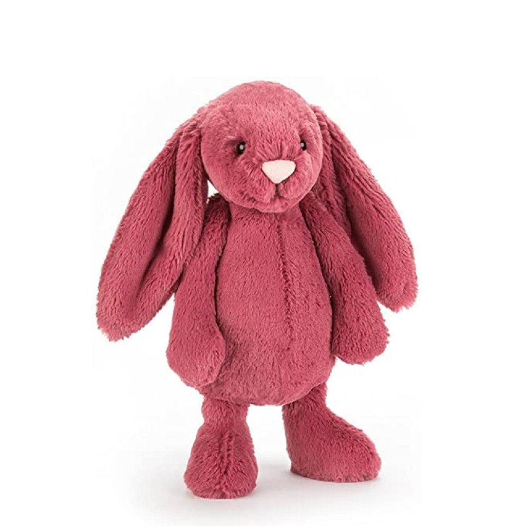 Bashful Cerise Bunny 泡泡糖粉红兔 18cm - 玩偶/公仔 - 聚酯纤维 红色