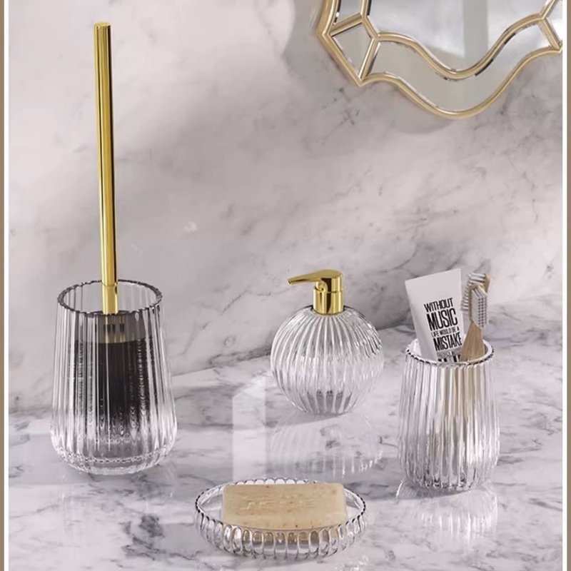 bencross本心本来-玻璃漱口杯 - 收纳用品 - 其他金属 透明