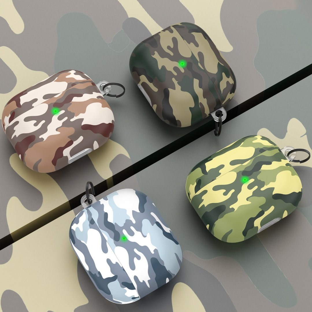 AirPods 3【IMD彩绘工艺】分离式TPU挂钩保护套 - 迷彩 - 耳机收纳 - 其他材质 多色