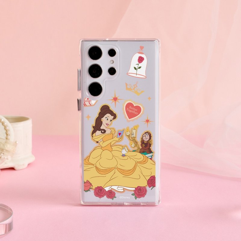Disney公主-贝儿款防摔透明SAMSUNG手机壳 - 手机壳/手机套 - 塑料 多色
