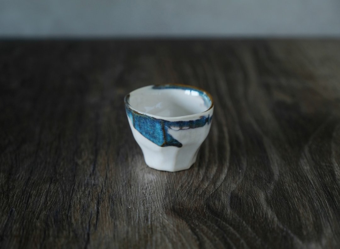 青抹_茶杯 - 茶具/茶杯 - 瓷 白色