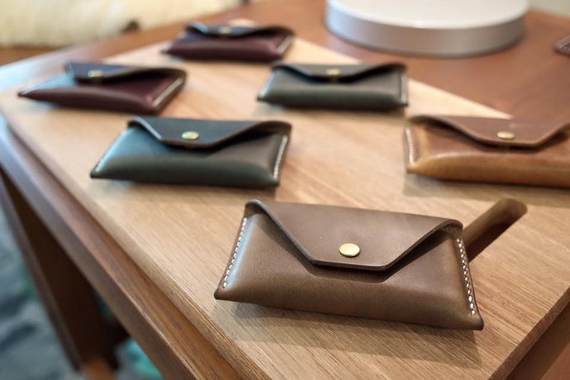 Horween Chromexcel Dublin 名片夹 零钱包 手工制  梦想鞄制所 Dream kaban - 名片夹/名片盒 - 真皮 