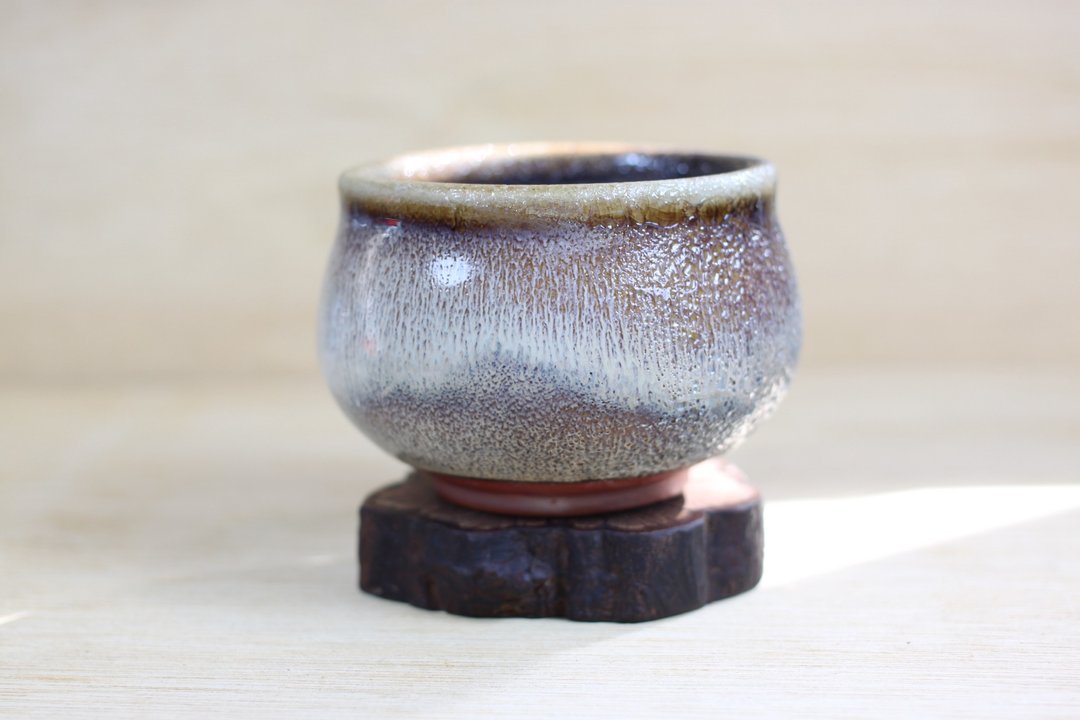 【送礼好物】柴烧 天目釉 茶碗 陶艺名家叶敏祥手工作品 - 茶具/茶杯 - 陶 