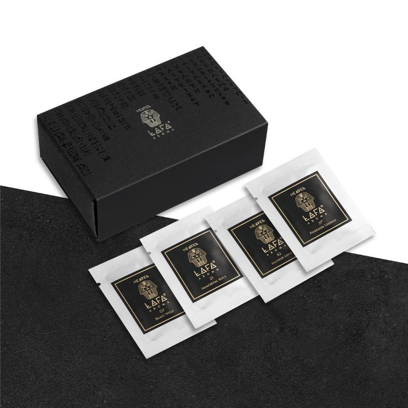 【HEAVEN LAFA 天堂费洛香】金砖车用香氛 | 香氛片补充包4入组 - 香薰/精油/线香 - 其他材质 