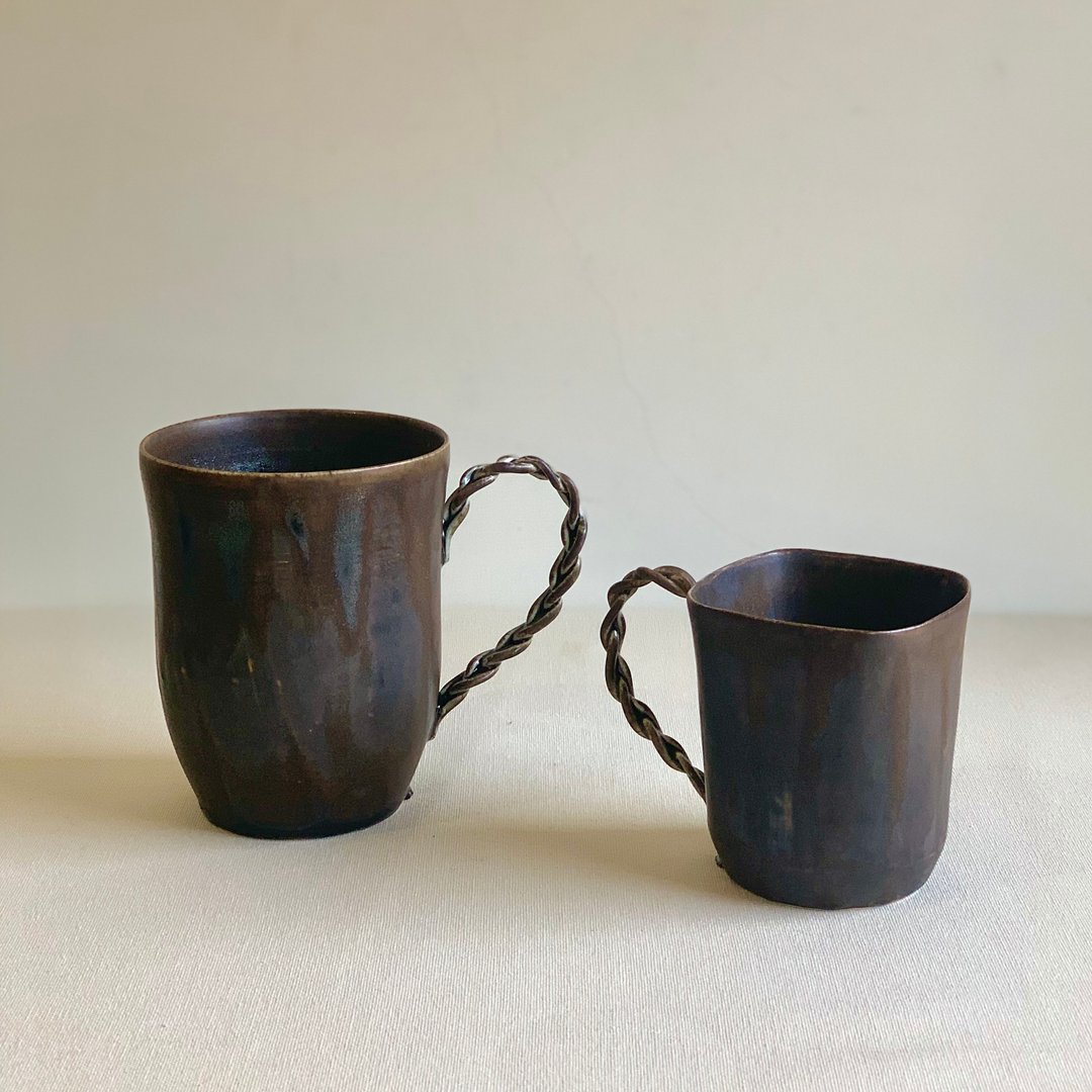黑曜石-杯子/茶杯/马克杯 - 咖啡杯/马克杯 - 瓷 黑色
