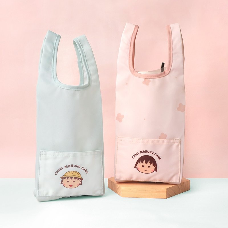 樱桃小丸子双耳饮料袋-正版授权 防水 折叠式环保饮料提袋 小丸子 - 手提包/手提袋 - 聚酯纤维 多色