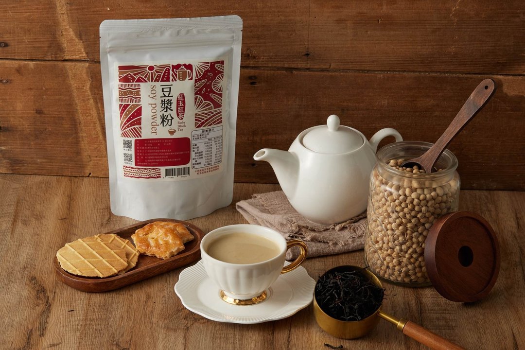 台湾红玉红茶豆浆粉 - 健康/养生 - 新鲜食材 红色