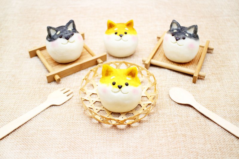 柴犬和菓子新春礼盒 - 蛋糕/甜点 - 新鲜食材 金色