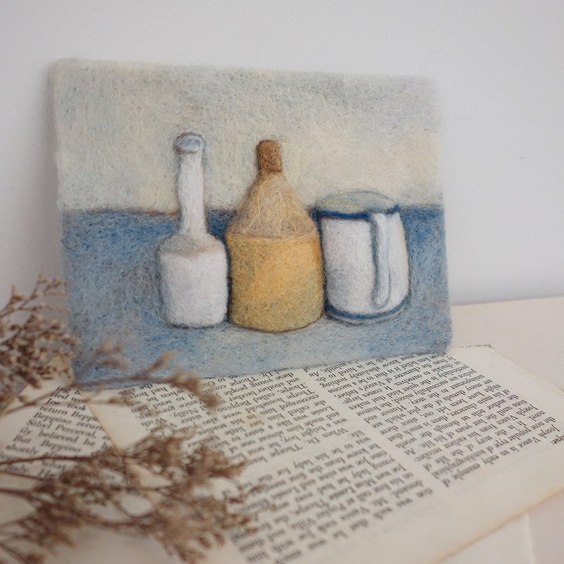 羊毛毡【针毡】寻找你的莫兰迪时刻—绘画 - 编织/羊毛毡/布艺 - 羊毛 