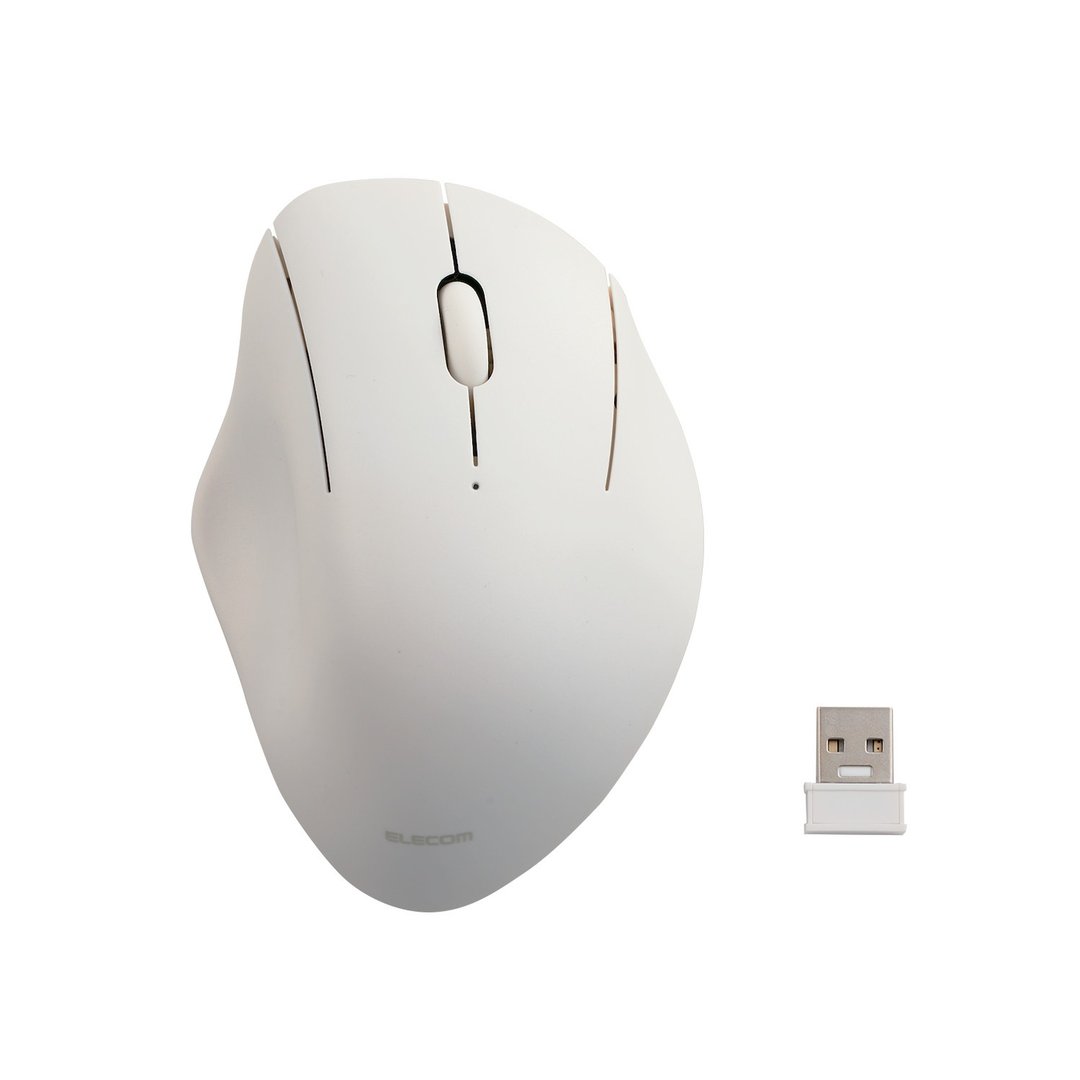 ELECOM Shellpha 静音双模 3 键鼠标-白 M - 电脑配件 - 其他材质 白色
